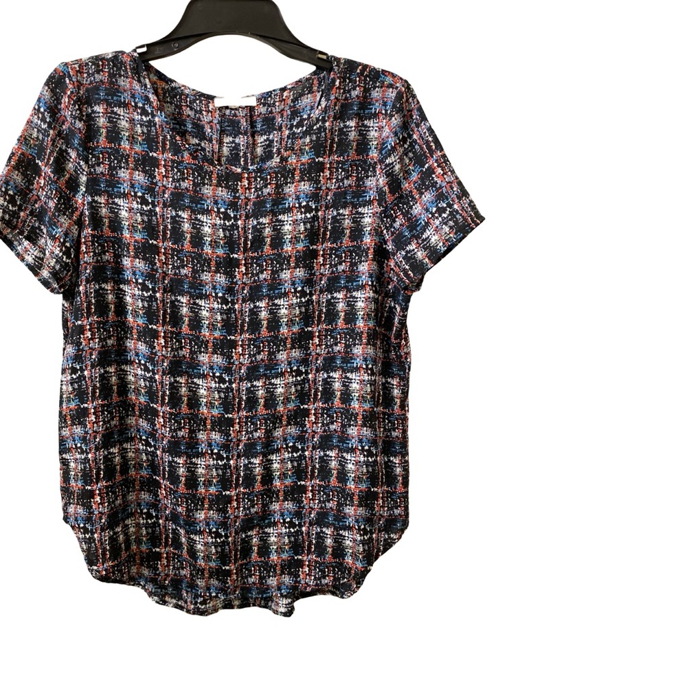 Pleione Anthropology Short Sleeve Round neck Top Size S/P EUC